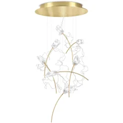 Videlamp Tulip 7L prisma/brass>Straluma