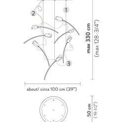 Videlamp Tulip 7L prisma/brass><noscript><img width=