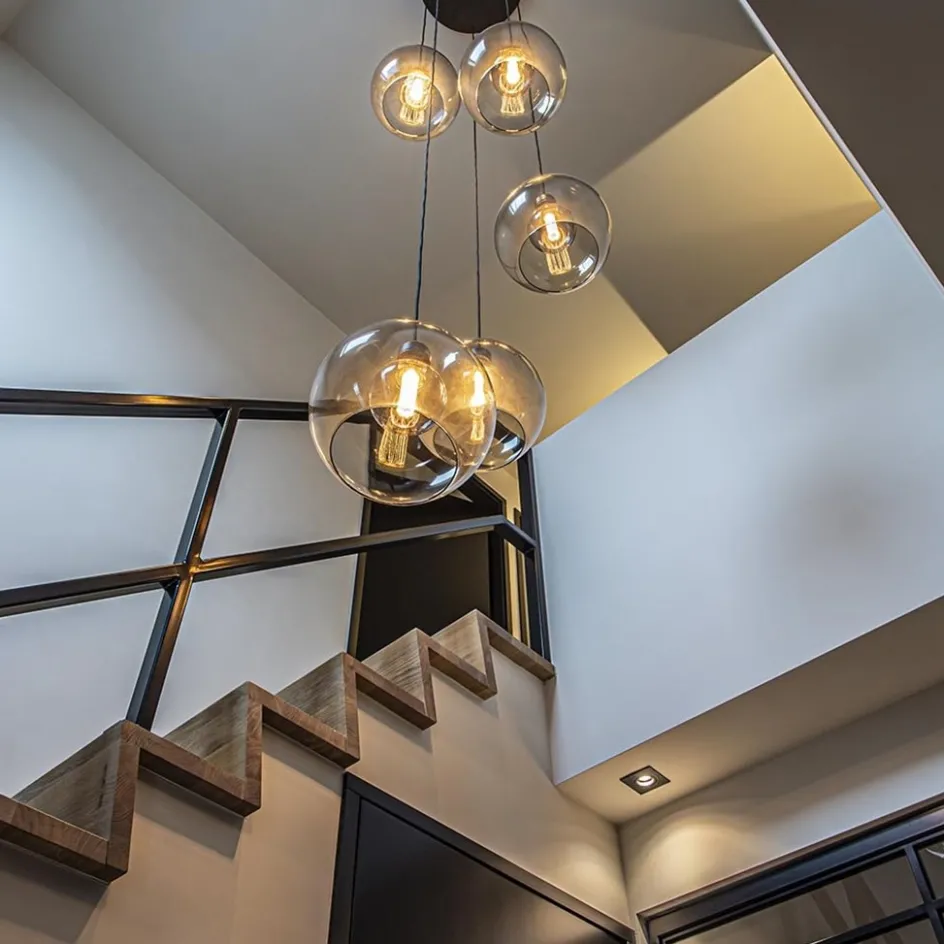 Videlamp zwart 5-lichts smoke glas>Straluma Best