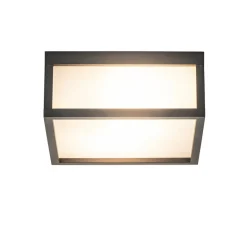 Vierkante buitenlamp dark grey plafond/wand><noscript><img width=