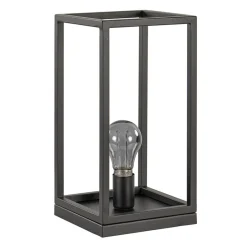 Vierkante tafellamp frame zwart modern>Straluma New