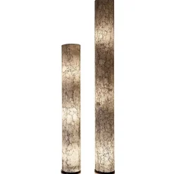 Vloerlamp 150 cm gerecycled glas wit><noscript><img width=