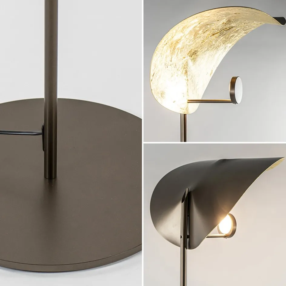 Vloerlamp Chapeau coffee/goldleaf>Straluma Best