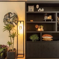 Vloerlamp frame zwart><noscript><img width=