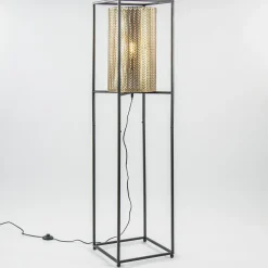 Vloerlamp Frame zwart/goud>Straluma Best