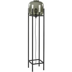 Vloerlamp Lett frame zwart/smoke glas>Straluma