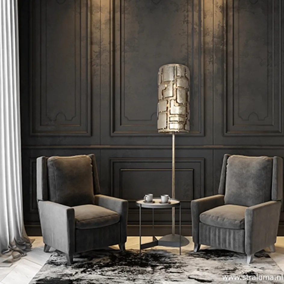 Vloerlamp Pablo oud zilver>Straluma Clearance