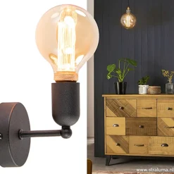 Wandlamp basic boog klein zwart><noscript><img width=