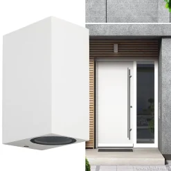 Wandlamp buiten wit up+down IP54><noscript><img width=