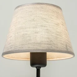 Wandlamp Chicago zwart/zandkleur kap><noscript><img width=