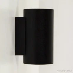 Wandlamp cilinder zwart up+down gu10>Straluma Discount