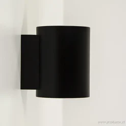 Wandlamp cilinder zwart/goud>Straluma Online