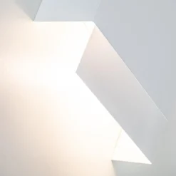 Wandlamp double square wit metaal><noscript><img width=