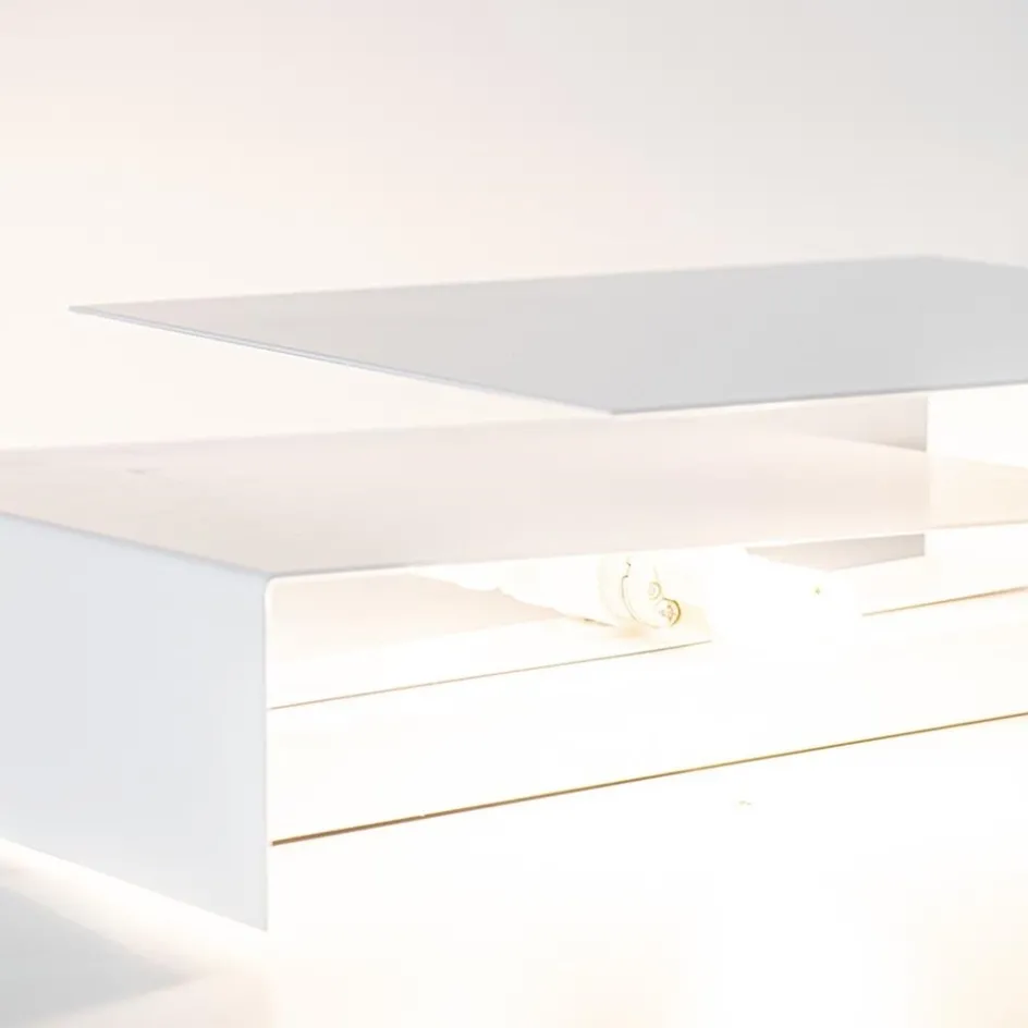 Wandlamp double square wit metaal>Straluma Online