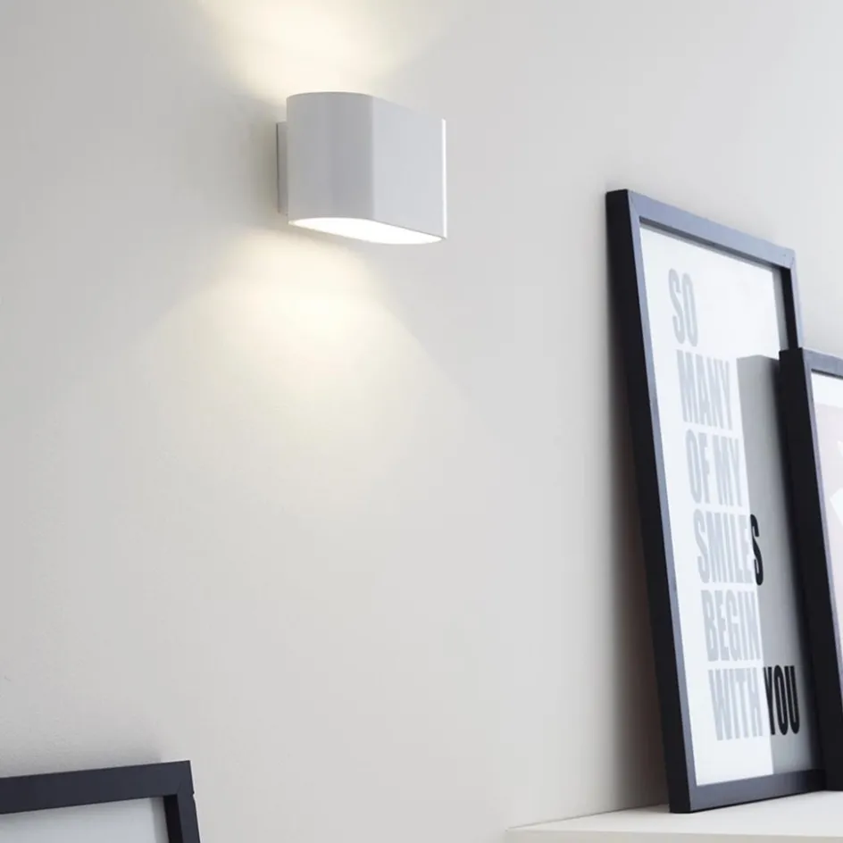 Wandlamp klein ovaal wit>Straluma Clearance