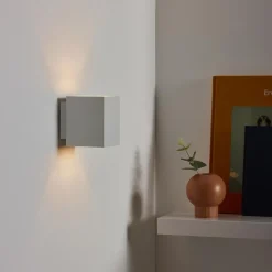 Wandlamp kubus wit G9><noscript><img width=