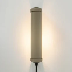 Wandlamp mat zand E14 met snoer><noscript><img width=