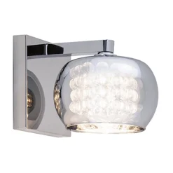 Wandlamp Pearl glas/chroom>Straluma Outlet