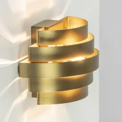 Wandlamp Scudo brass 20cm>Straluma Outlet
