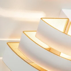 Wandlamp Scudo klein wit/goud><noscript><img width=