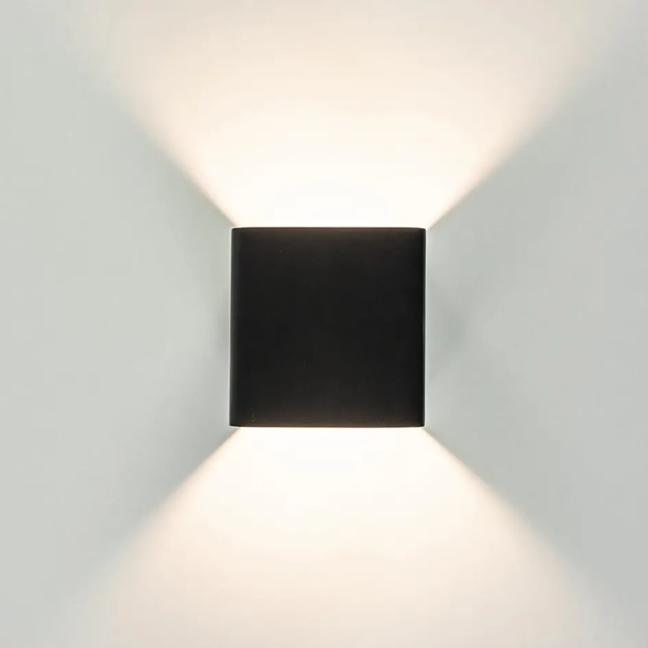 Wandlamp Stretto kubus zwart>Straluma Best