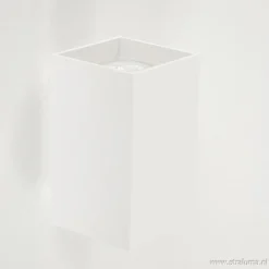 Wandlamp wit rechthoek up+down gu10><noscript><img width=