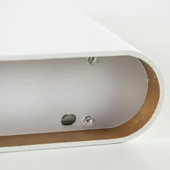 Wandlamp wit/goud ovaal dimbaar><noscript><img width=