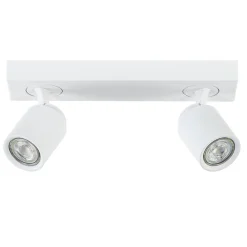 Witte 2-lichts opbouwspot GU10 verstelbaar>Straluma Discount