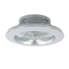 Zilveren ventilator inclusief LED klein>Straluma Outlet