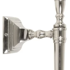 Zilveren wandlamp Delhi fakkel>Straluma New