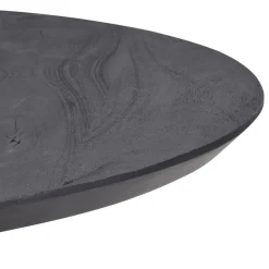 Zwart houten bartafel Ø80x105 cm><noscript><img width=