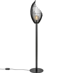 Zwart metalen design vloerlamp Omegna dimbaar>Straluma Sale