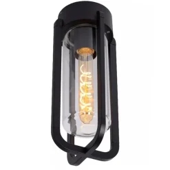 Zwarte buitenlamp plafond IP44><noscript><img width=