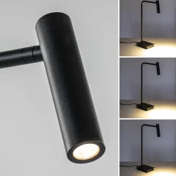 Zwarte bureaulamp met dimbaar LED verstelbaar><noscript><img width=