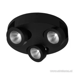 Zwarte design plafondlamp LED><noscript><img width=