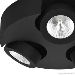 Zwarte design plafondlamp LED><noscript><img width=