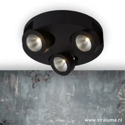 Zwarte design plafondlamp LED><noscript><img width=
