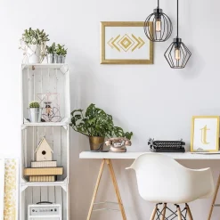 Zwarte draad hanglamp bol klein><noscript><img width=