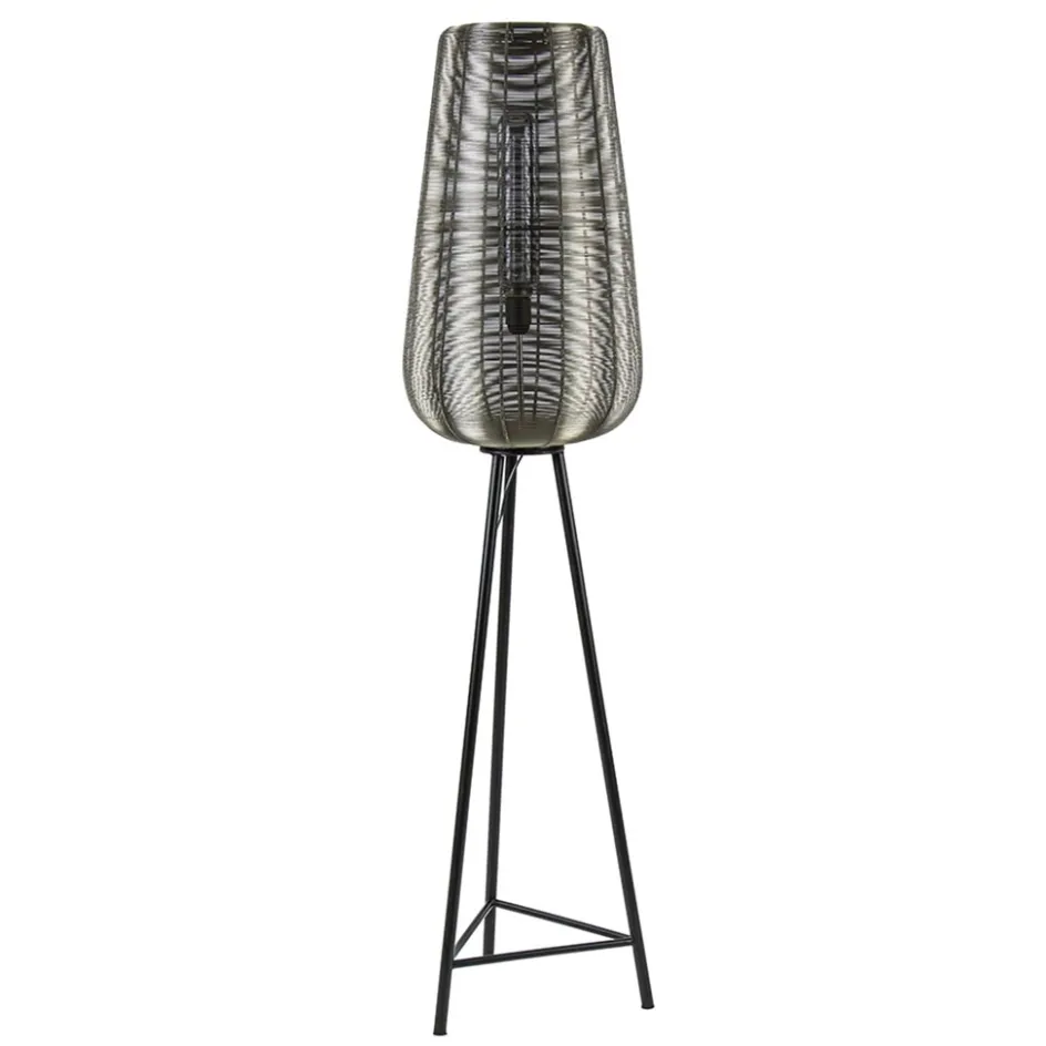 Zwarte driepoot Adeta met nikkel kap>Straluma Discount