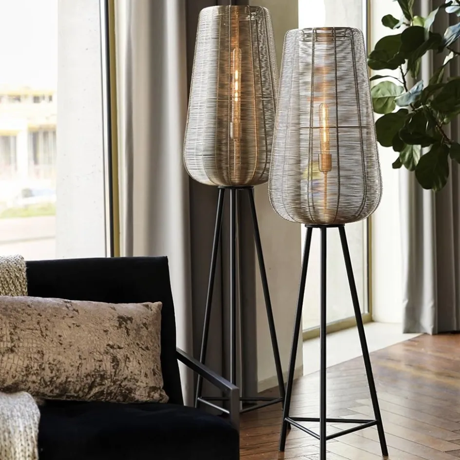 Zwarte driepoot Adeta met nikkel kap>Straluma Discount