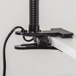 Zwarte klemlamp/leeslamp voor bureau><noscript><img width=