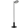 Zwarte LED vloerlamp 3-standen dimbaar>Straluma Discount