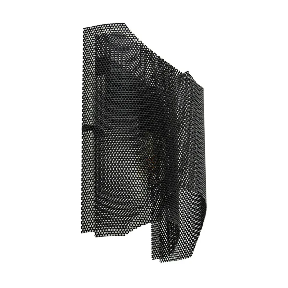 Zwarte wandlamp gaas>Straluma Hot