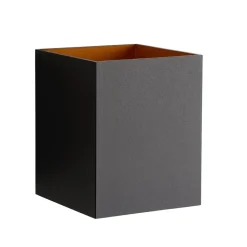 Zwarte-gouden wandlamp Xera vierkant>Straluma Discount