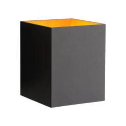 Zwarte-gouden wandlamp Xera vierkant>Straluma Discount